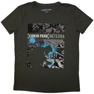 Linkin Park Womens/Ladies Meteora Drip Collage T-Shirt / Green